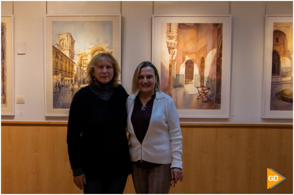 Exposición de Acuarelas 'Inspiraciones'. Carmen y Nadia