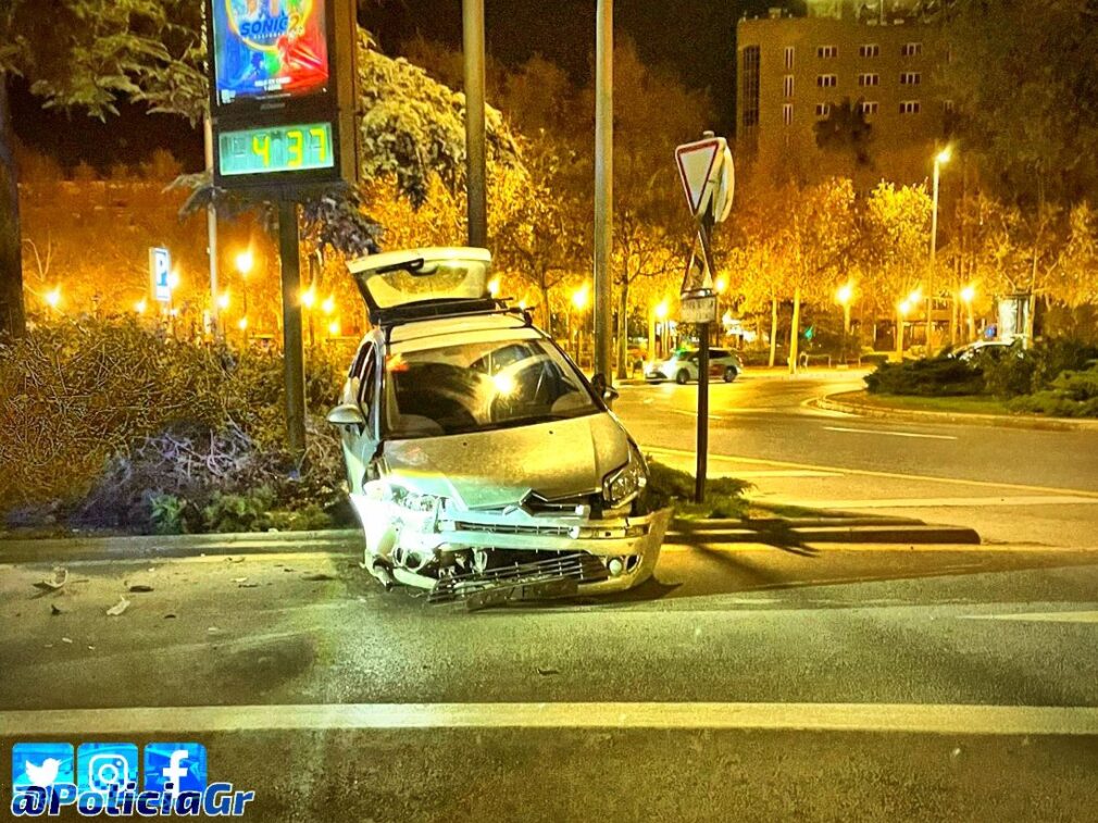 policia local granada accidente trafico