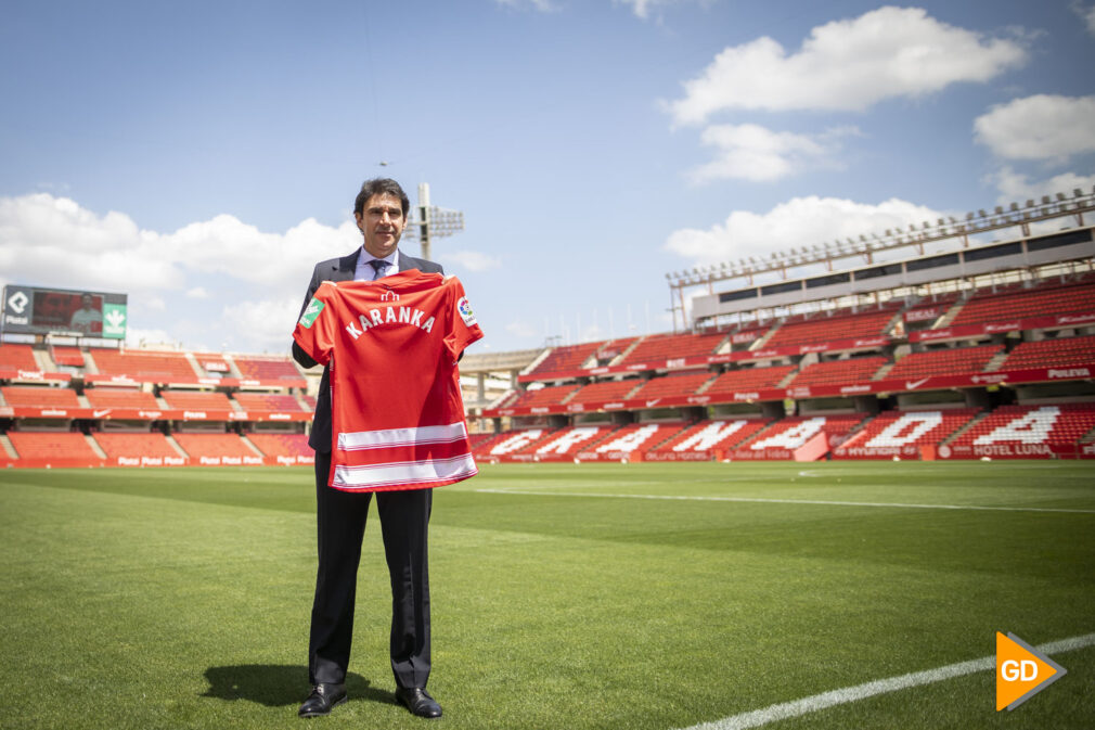 Presentacion de Aitor Karanka como nuevo entrenador del Granada CF