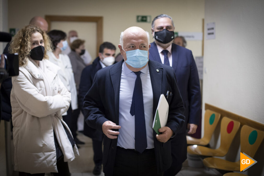 Rueda de prensa de Jesus Aguirre en el hospital Clínico de Granada