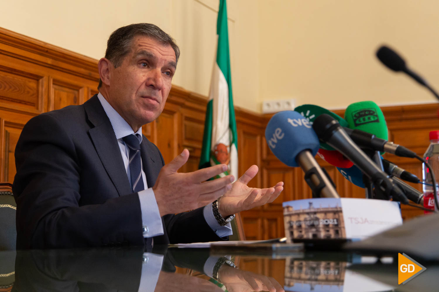 El presidente del TSJA, Lorenzo del Río: Paula Santander