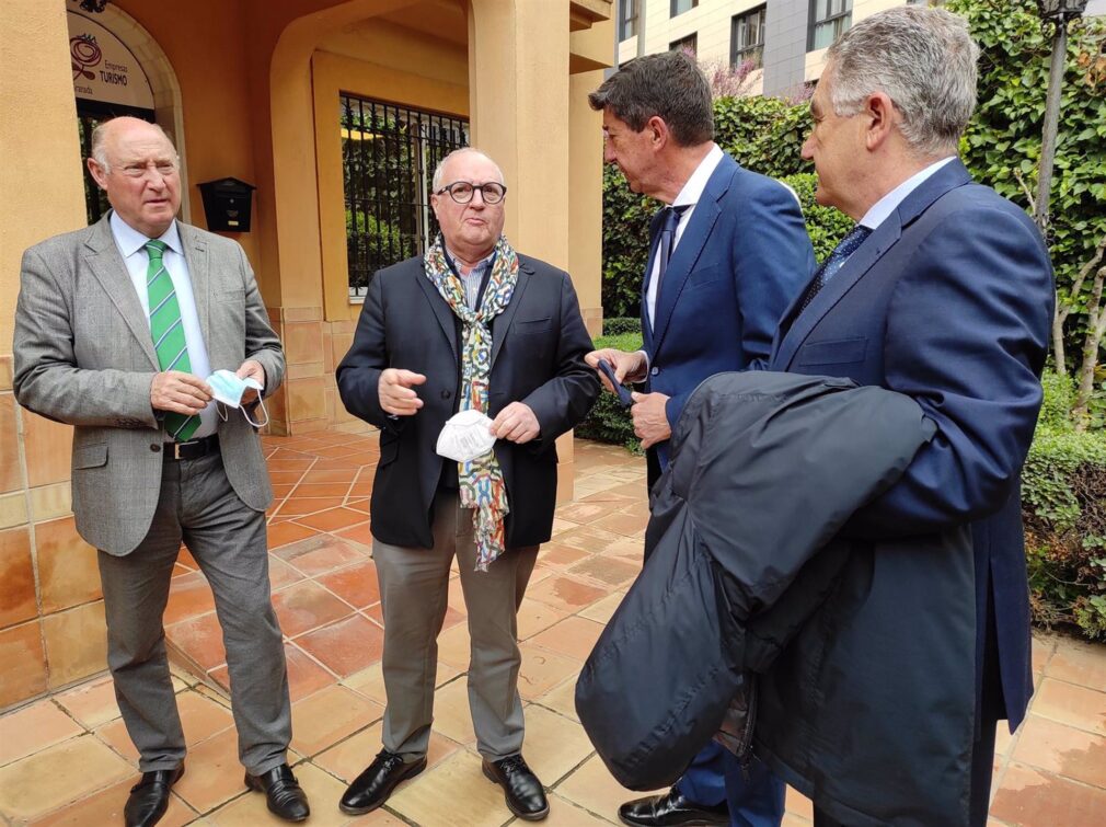 Antonio García, Gregorio García, Juan Marín y Manuel Muñoz