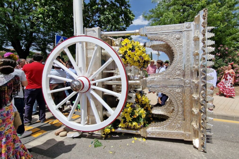 Carreta Hermandad del Rocío de Granada vuelva en La Chana