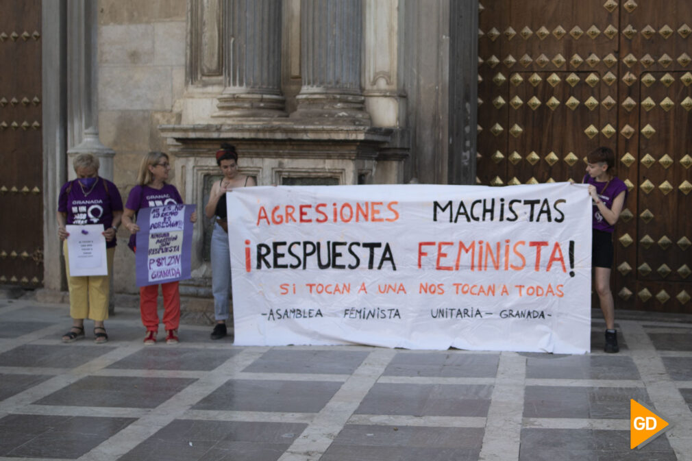 Protesta en contra de las violaciones en Granada