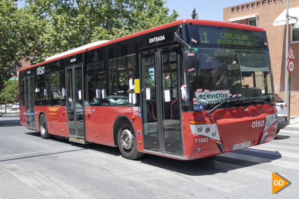 Autobuses de Granada en huelga