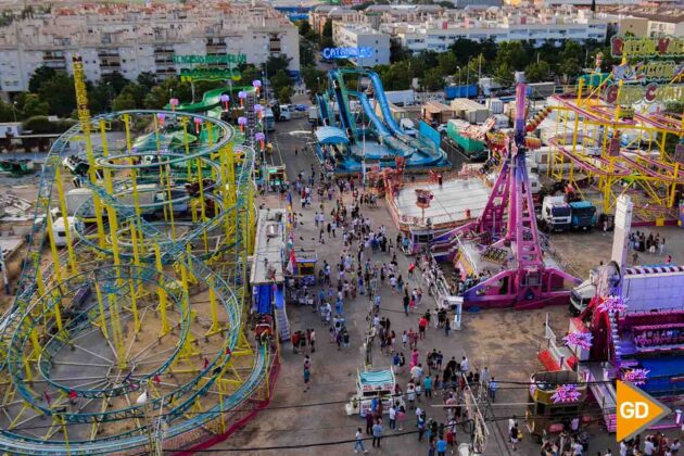 Vista del ferial desde la noria | Foto: Dani B.