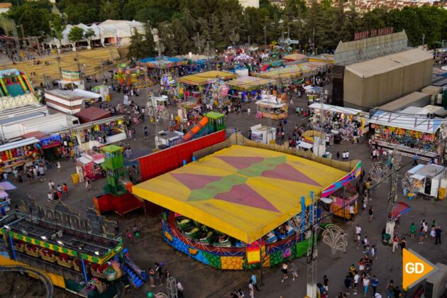 Vista del ferial desde la noria | Foto: Dani B.