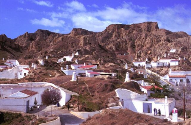 Barrio de las cuevas en Guadix | Foto: Junta de Andalucía 