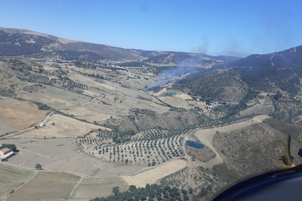 incendio forestal Alhama de Granada