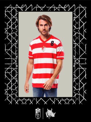 Camiseta 'retro' del Granada CF lanzada por Coolligan | Foto: Colligan