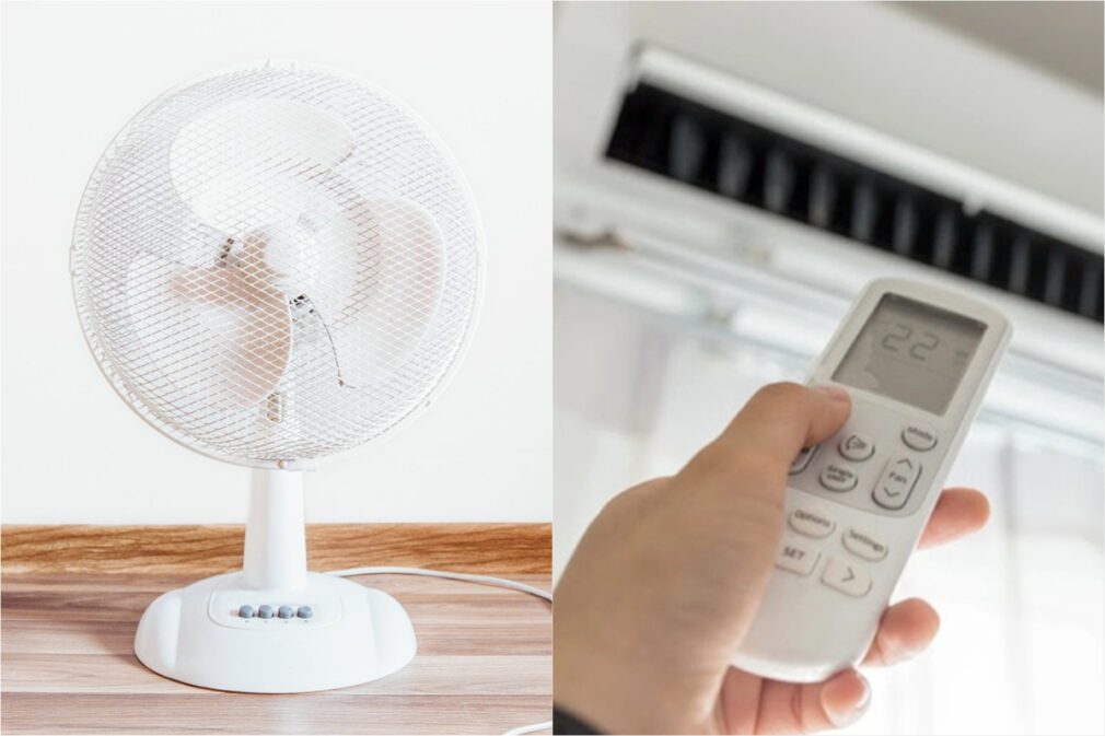 Ventilador o aire acondicionado