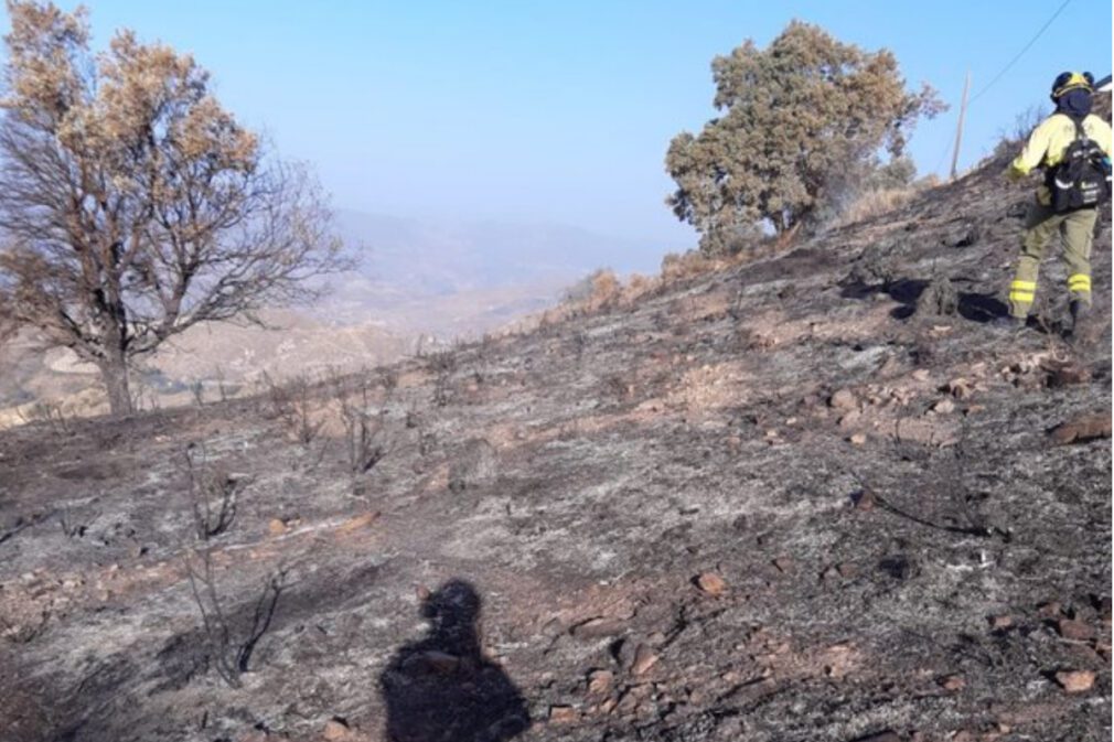 Conato de Incendio en La Taha