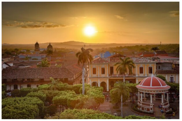 El atardecer sobre Granada, Nicaragua | Foto: GD
