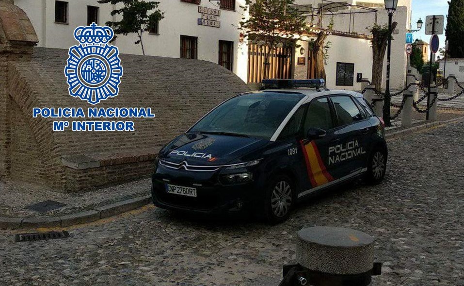 La policía sorprendió al atacante en el barrio del Albaicín | Foto: Policía Nacional