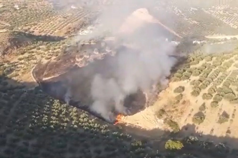 Incendio Forestal en Montefrío