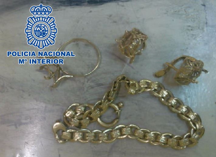 Joyas recuperadas Policia Nacional Distrito Norte