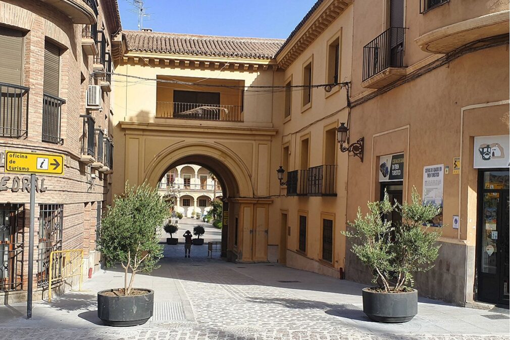 calle Magistral Domínguez obras Guadix