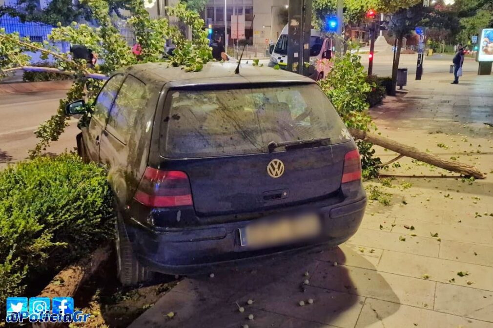 coche-arranca-arbol-gran-via-policia-local