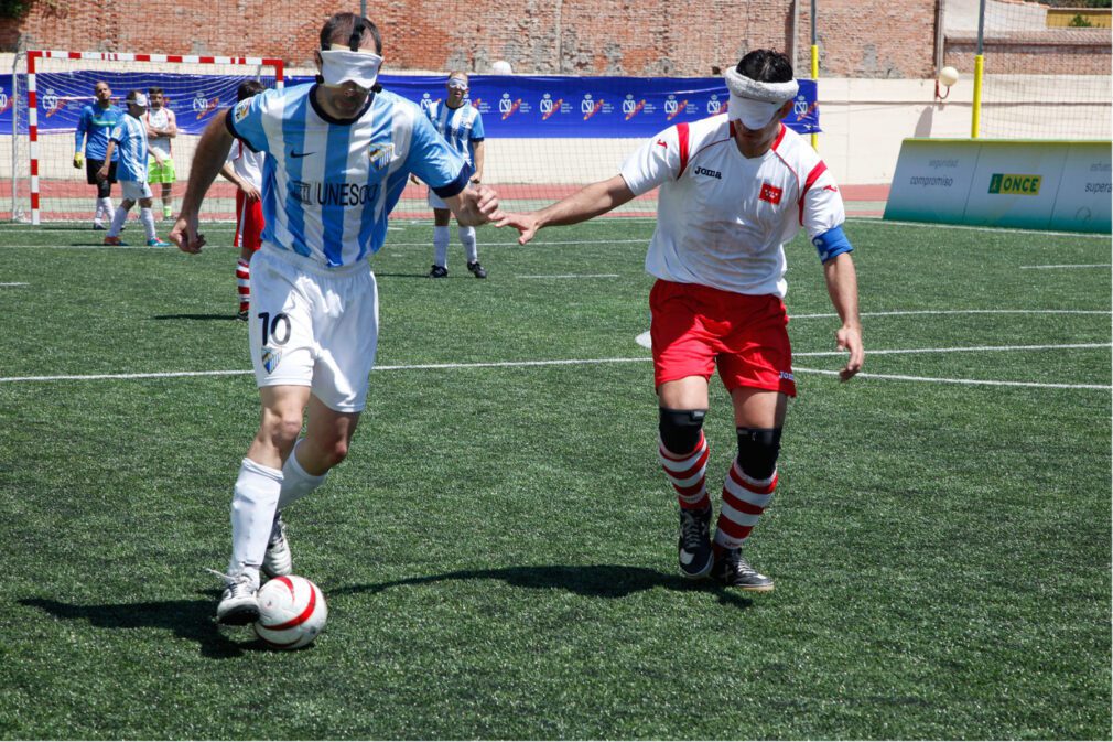 partido de futbol para ciegos