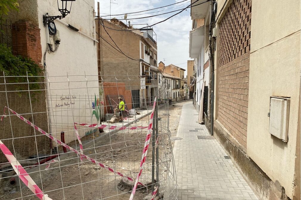 obras calle campanario cajar foto antonio delgado