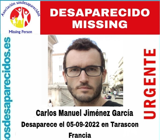 Desaparecido Carlos Manuel Jiménez García