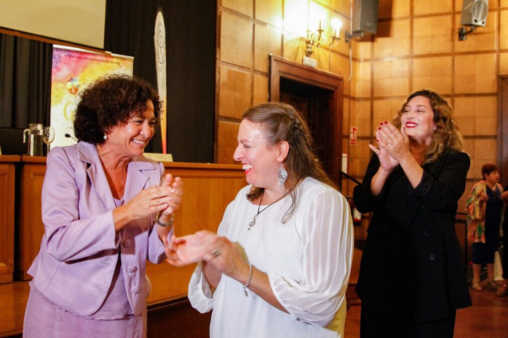 Pilar Aranda, Laura Fernández y Estrella Morente - Foto UGR