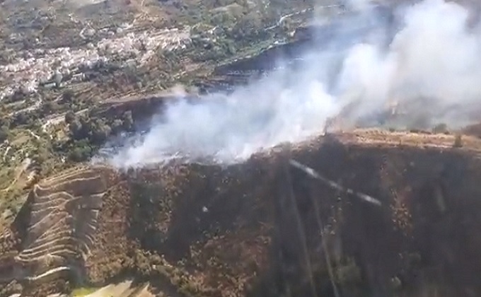 incendio forestal el valle - foto infoca