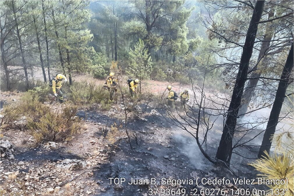 infoca incendio huescar