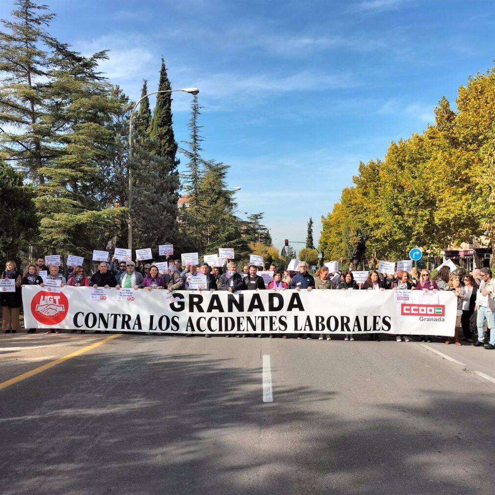 Granada.- Los sindicatos elevan a once las muertes en accidente laboral este año tras el siniestro en Moraleda