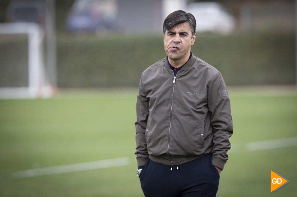 Entrenamiento del Granada CF en la ciudad deportiva