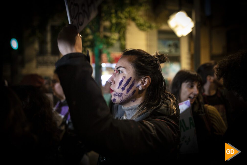 Manifestación del 25N en contra de la violencia de genero en Granada