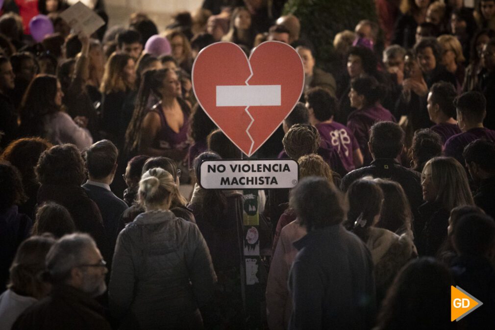 Manifestación del 25N en contra de la violencia de genero en Granada