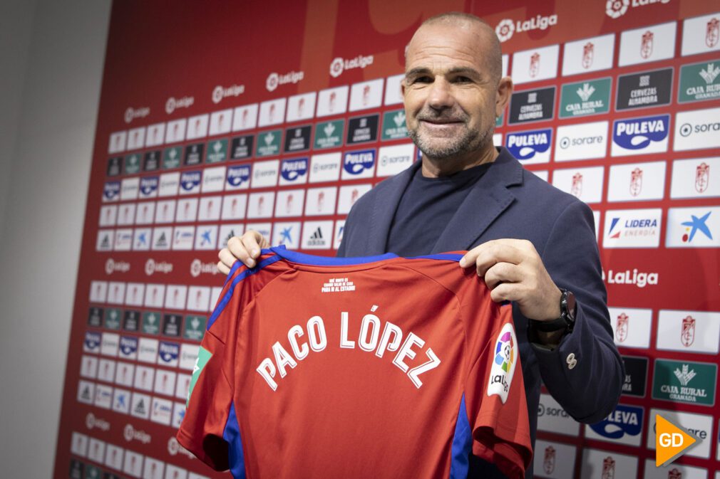 Rueda de prensa de Paco Lopez como nuevo entrenador del Granada CF