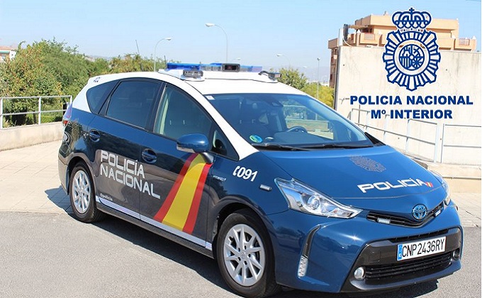 vehiculo policia nacional
