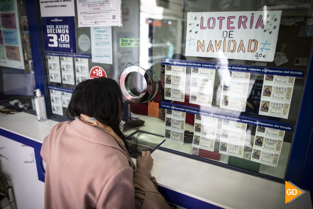 Puesto de lotería en Granada