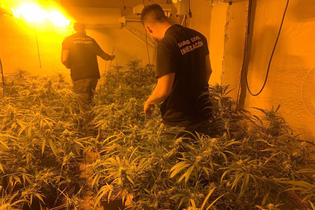 Granada.- Sucesos.- La Guardia Civil realiza 12 registros en Santa Fe en una operación contra el cultivo de marihuana