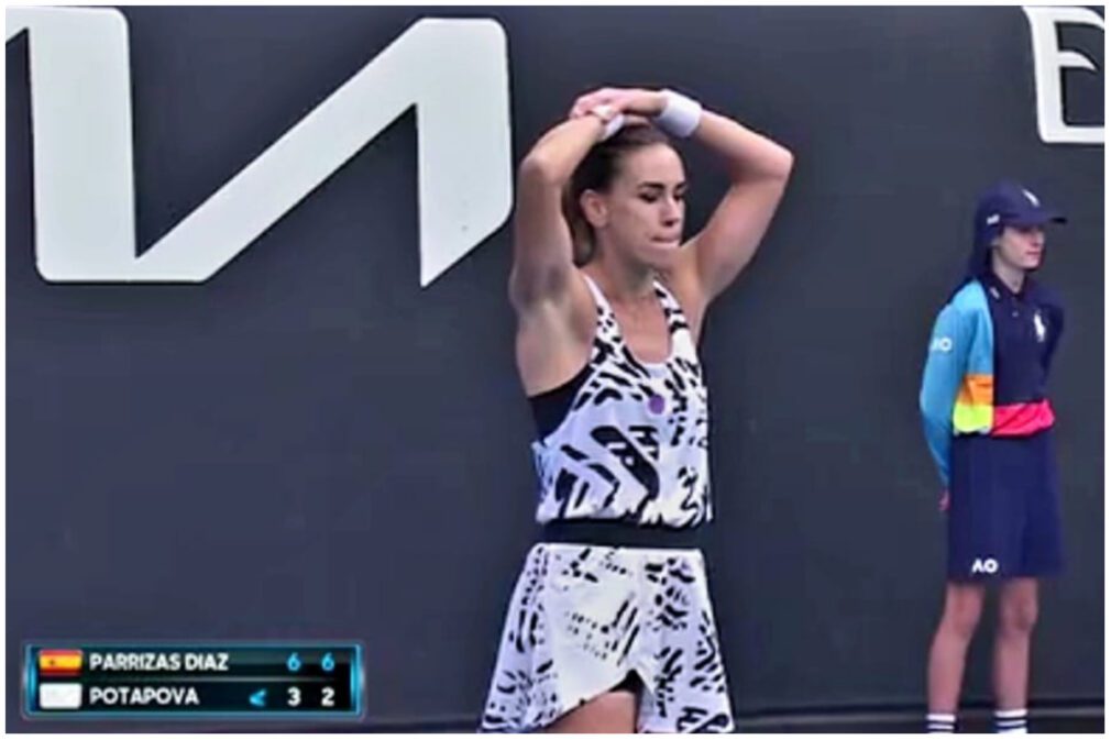 Victoria de Nuria Párrizas frente a Potapova en el Open de Australia
