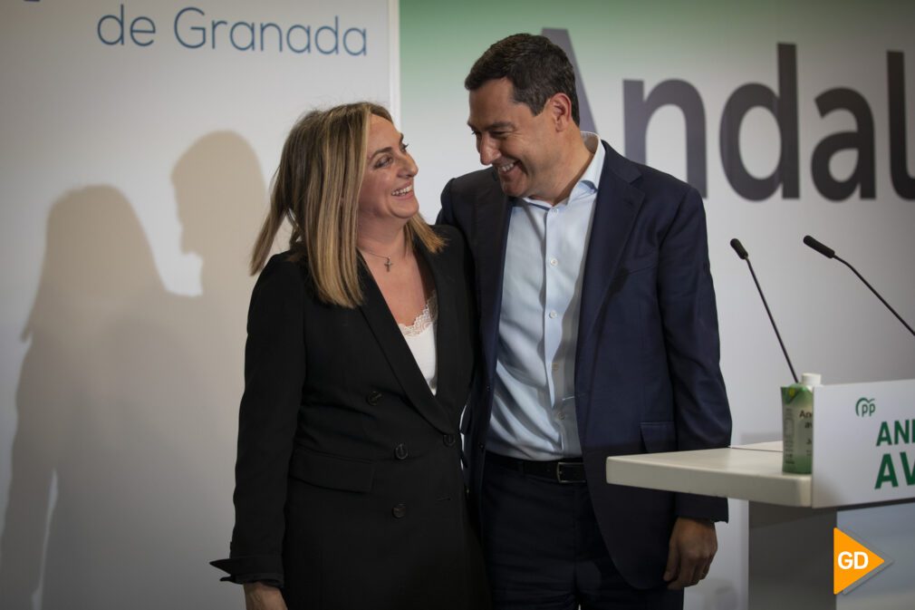 El presidente del Partido Popular de Andalucía, Juanma Moreno, en la Junta Directiva Autonómica que se celebrará en Granada