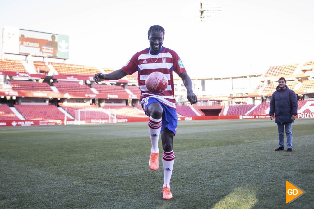 Presentacion de Famara Diedhiou como nuevo jugador del Granada CF