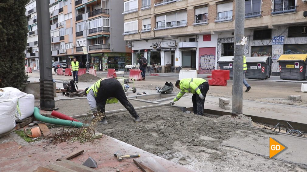 Las obras de remodelación del último tramo de la calle Arabial rebasan el ecuador de su ejecución -- Celia Pérez-13