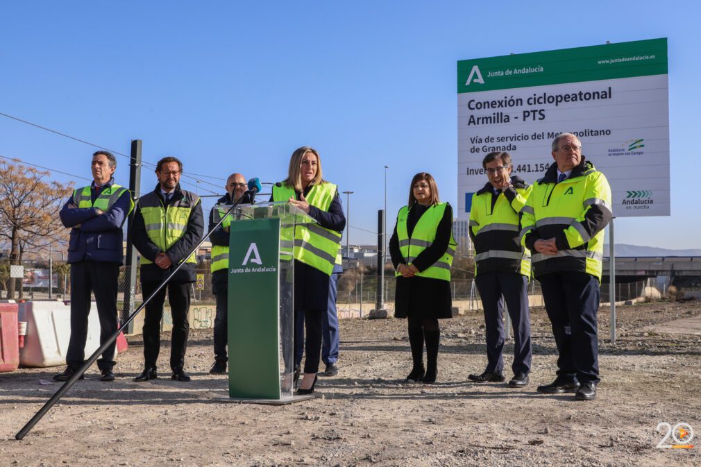 Arrancan las obras para la conexión ciclopeatonal entre Armilla y el PTS- celia perez-1