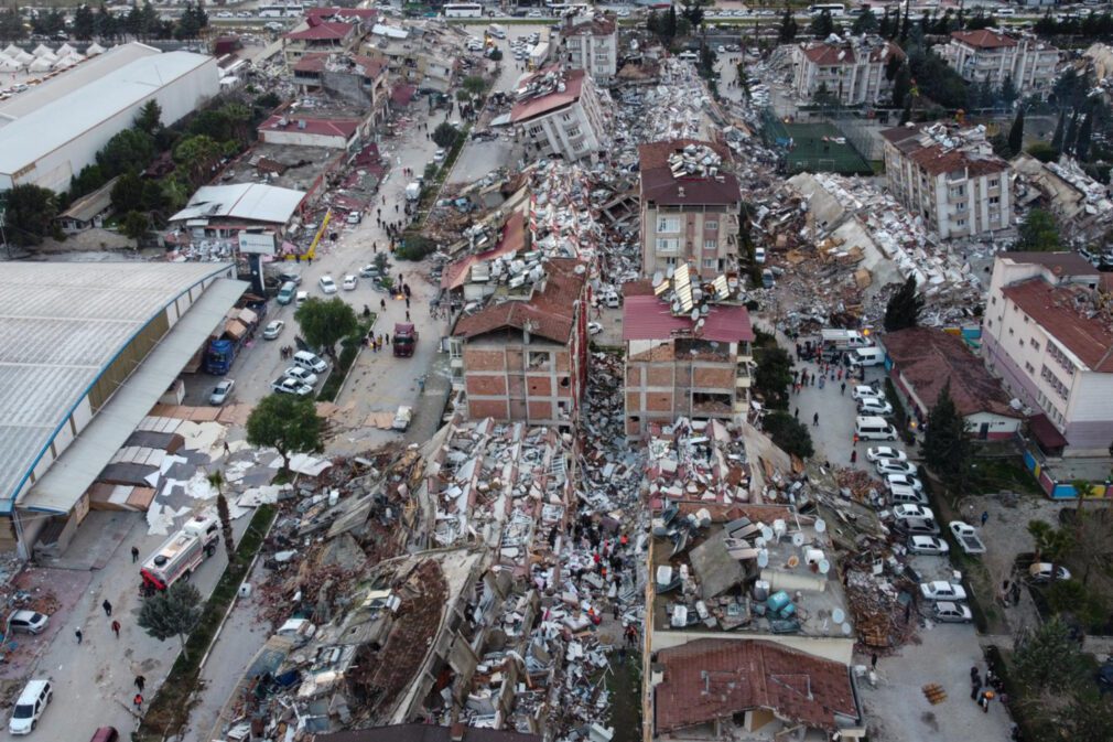Edificios destruidos por el terremoto en Turquía y Siria