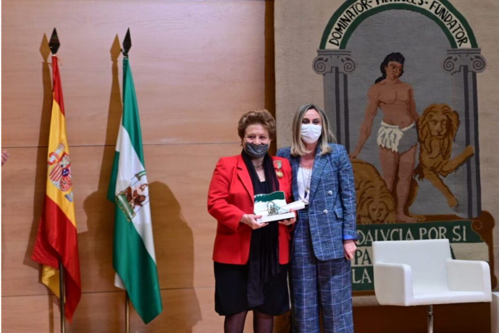 Mercedes de Moll bandera de Andalucía 2022