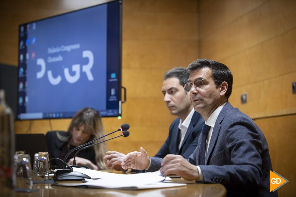 Francisco Cuenca comparece ante los medios de comunicación antes de la celebración del Consorcio del Palacio de Exposiciones y Congresos