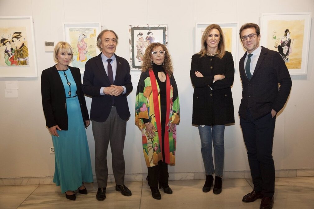 Granada.- Más de 300 personas asisten a la inauguración de la exposición 'De la estampa japonesa a la acuarela'