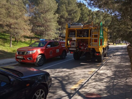 Hasta el lugar se desplazaron Bomberos de Granada, Policía Local y el Plan Infoca | Foto: Remitida