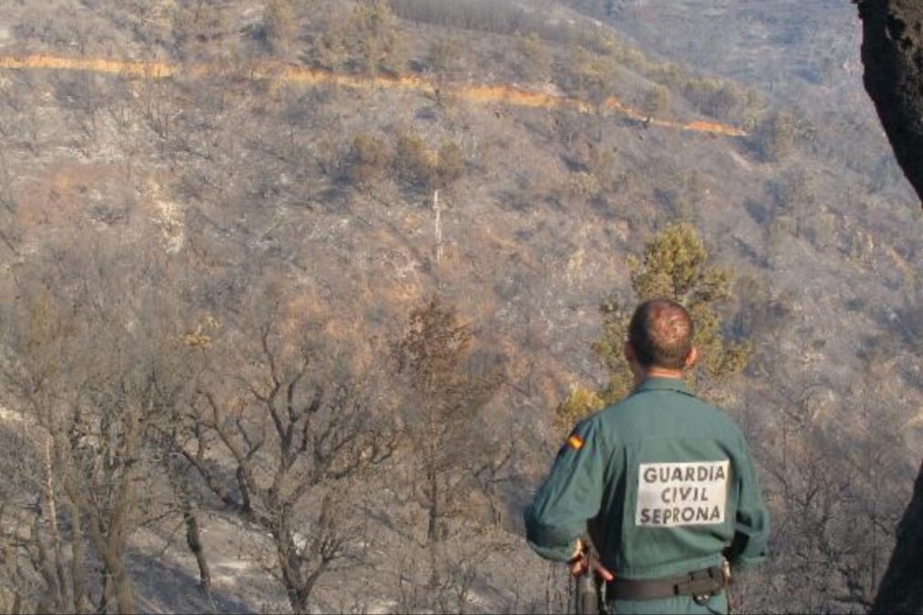 incendio guardia civil