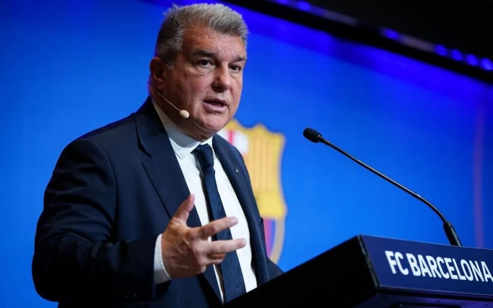 Fútbol.- Laporta: "Cada vez que superamos un obstáculo LaLiga cambia las normas"