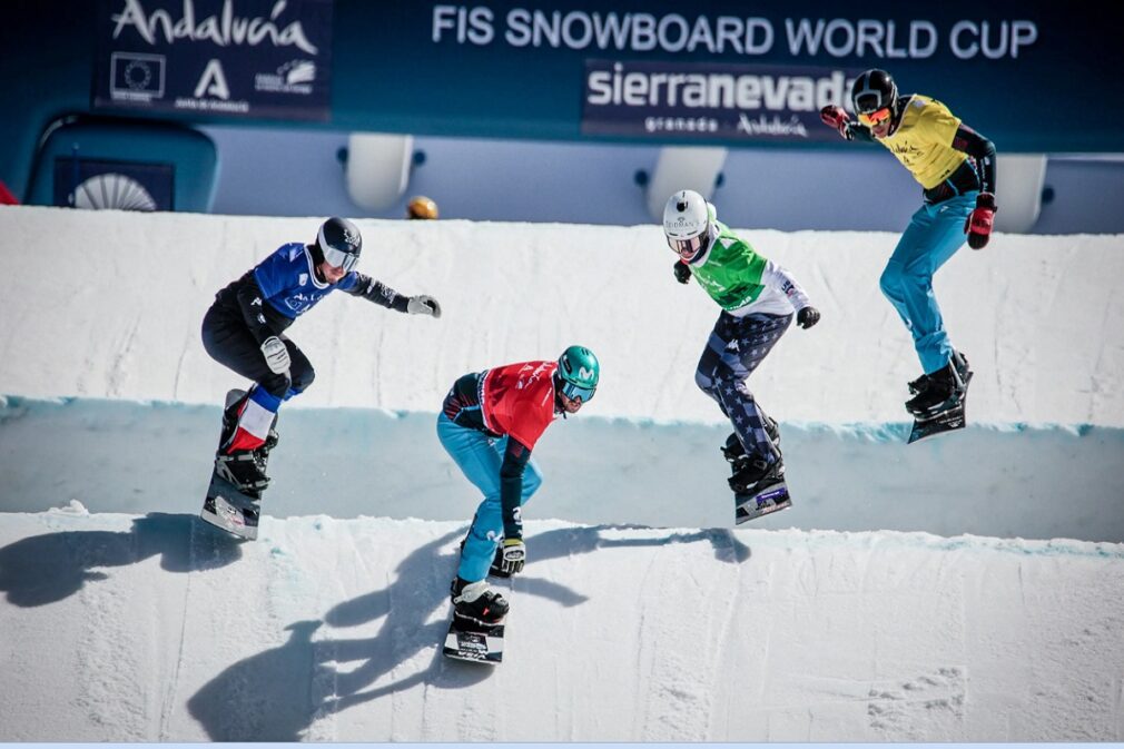 Lucas Eguibar sale el primero - copa del mundo sbx sierra nevada