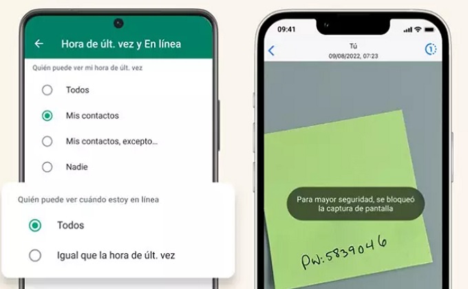 Opciones privacidad de WhatsApp - Foto META